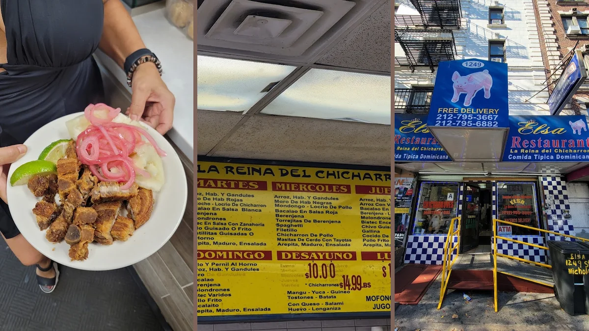 Dominican comfort food served on a simple table.